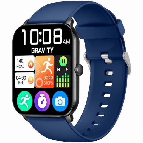 Smartwatch Gravity Czarny Niebieski GT36-6 Gravity