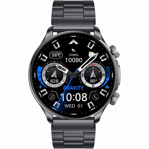 Smartwatch Gravity Czarny Pasek + Bransoleta GT35-2 Gravity