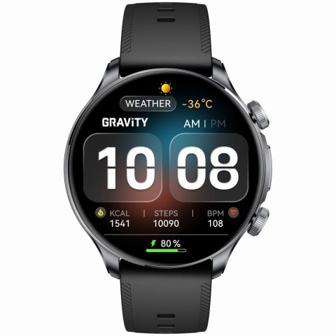 Smartwatch Gravity Czarny Pasek + Bransoleta GT35-2 Gravity