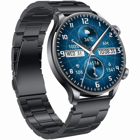Smartwatch Gravity Czarny Pasek + Bransoleta GT35-2 Gravity