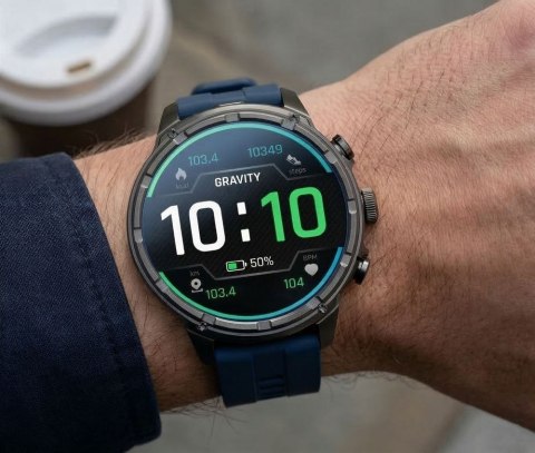 Smartwatch Gravity Czarny Pasek + Bransoleta GT41-2 Gravity