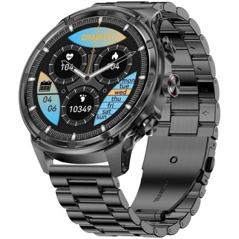 Smartwatch Gravity Czarny Pasek + Bransoleta GT41-4 Gravity
