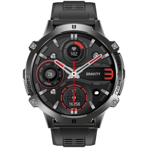 Smartwatch Gravity Czarny Pasek + Bransoleta GT42-1 Gravity