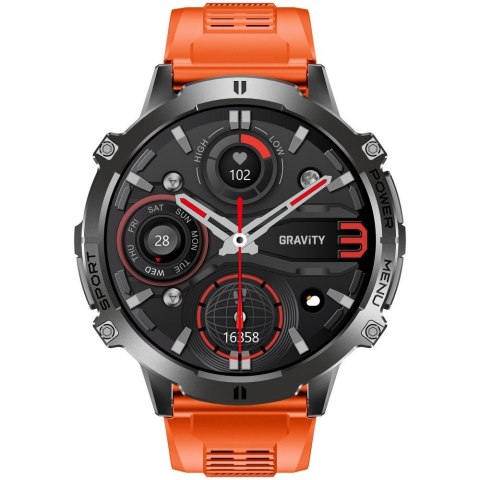 Smartwatch Gravity Czarny Pasek + Bransoleta GT42-5 Gravity