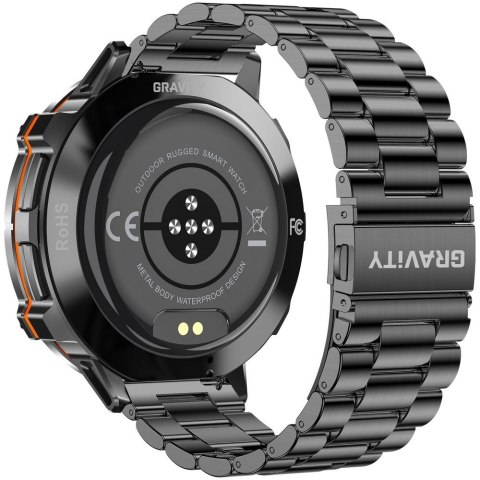 Smartwatch Gravity Czarny Pasek + Bransoleta GT42-5 Gravity