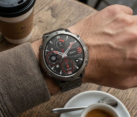 Smartwatch Gravity Czarny Pasek + Bransoleta GT42-5 Gravity