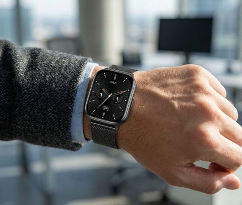 Smartwatch Gravity Czarny Pasek + Bransoleta GT43-5 Gravity