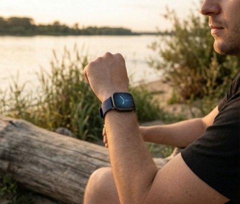 Smartwatch Gravity Czarny Pasek + Bransoleta GT43-5 Gravity