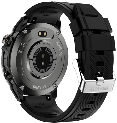 Smartwatch Gravity Czarny Pasek + Bransoleta GT46-1 Gravity