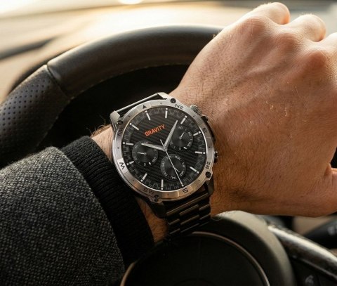 Smartwatch Gravity Czarny Pasek + Bransoleta GT46-1 Gravity