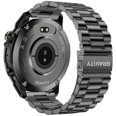 Smartwatch Gravity Czarny Pasek + Bransoleta GT46-2 Gravity