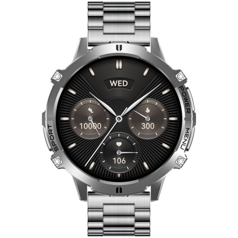 Smartwatch Gravity Grafitowy Pasek + Bransoleta GT42-3 Gravity