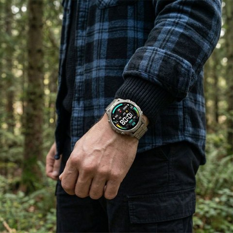 Smartwatch Gravity Grafitowy Pasek + Bransoleta GT42-3 Gravity