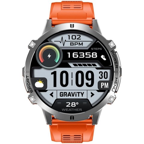 Smartwatch Gravity Grafitowy Pasek + Bransoleta GT42-4 Gravity