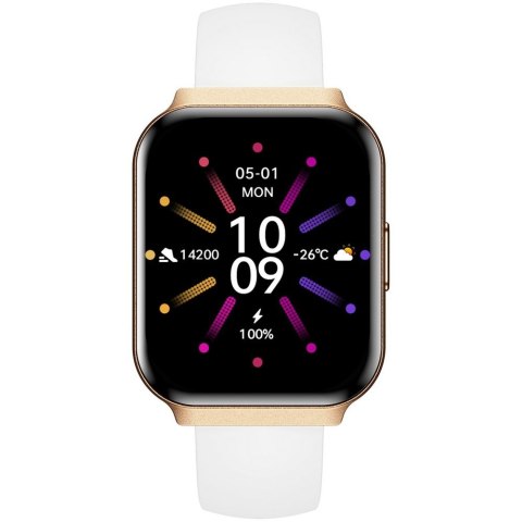 Smartwatch Gravity Różowe Złoto Pasek + Bransoleta GT44-1 Gravity