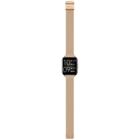 Smartwatch Gravity Różowe Złoto Pasek + Bransoleta GT44-2 Gravity
