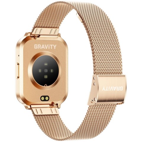 Smartwatch Gravity Różowe Złoto Pasek + Bransoleta GT44-2 Gravity