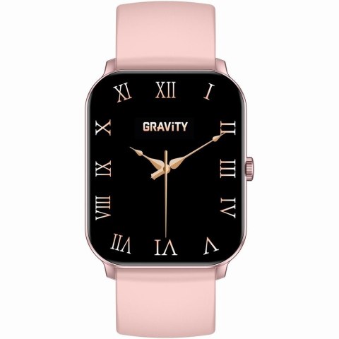 Smartwatch Gravity Różowe Złoto Różowy GT36-1 Gravity