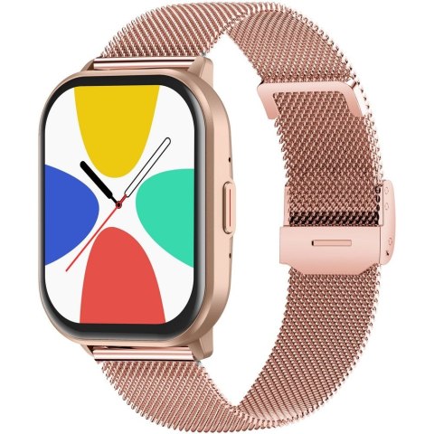 Smartwatch Gravity Różowy Pasek + Bransoleta GT43-1 Gravity