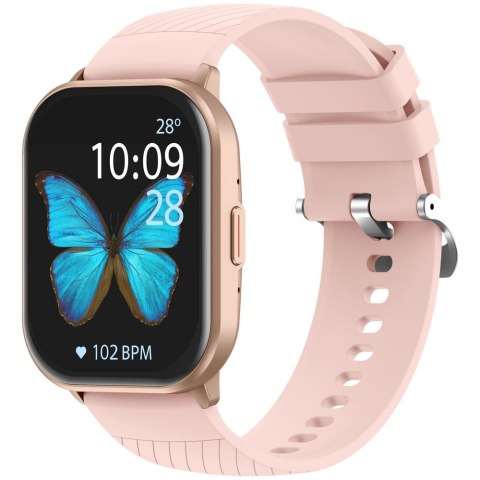 Smartwatch Gravity Różowy Pasek + Bransoleta GT43-1 Gravity
