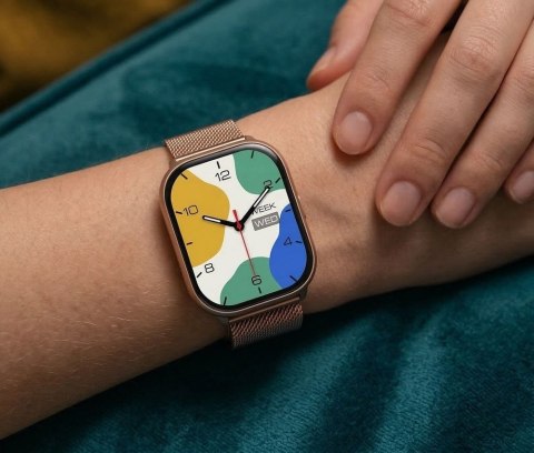 Smartwatch Gravity Różowy Pasek + Bransoleta GT43-4 Gravity