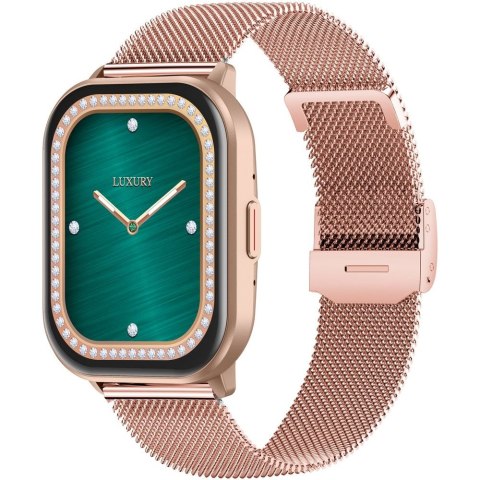 Smartwatch Gravity Różowy Pasek + Bransoleta GT43-4 Gravity