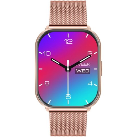 Smartwatch Gravity Różowy Pasek + Bransoleta GT43-4 Gravity