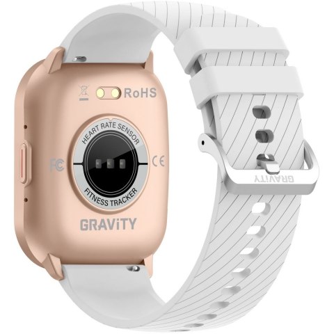 Smartwatch Gravity Różowy Pasek + Bransoleta GT43-4 Gravity