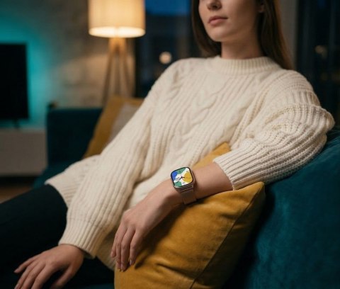 Smartwatch Gravity Różowy Pasek + Bransoleta GT43-4 Gravity
