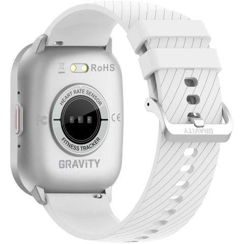 Smartwatch Gravity Srebrny Pasek + Bransoleta GT43-2 Gravity