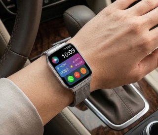 Smartwatch Gravity Srebrny Pasek + Bransoleta GT44-4 Gravity