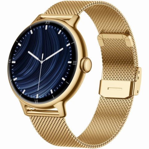 Smartwatch Gravity Złoty Bransoleta + Pasek GT33-2 Gravity