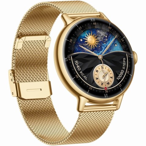Smartwatch Gravity Złoty Bransoleta + Pasek GT33-2 Gravity