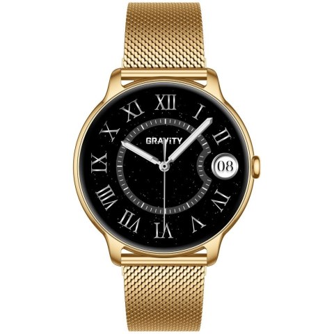 Smartwatch Gravity Złoty Pasek + Bransoleta GT31-1 Gravity