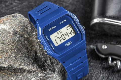 Zegarek CASIO Unisex F-91WB-2A1EF + BOX CASIO
