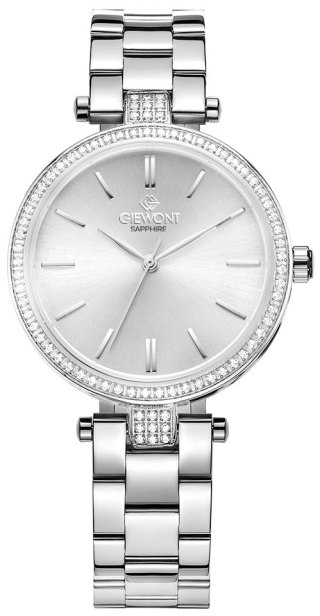 Zegarek Damski Giewont Sapphire Srebrny GW9890-B1 Giewont