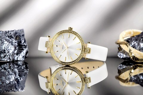 Zegarek Damski Giewont Sapphire Złoto Srebrny GW9890-A2 Giewont