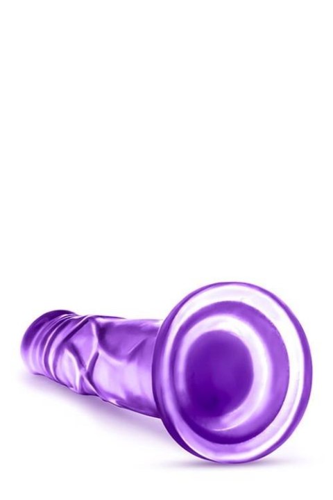 Dildo żelowe Blush B YOURS SWEET N HARD 5 fioletowe z przyssawką Blush