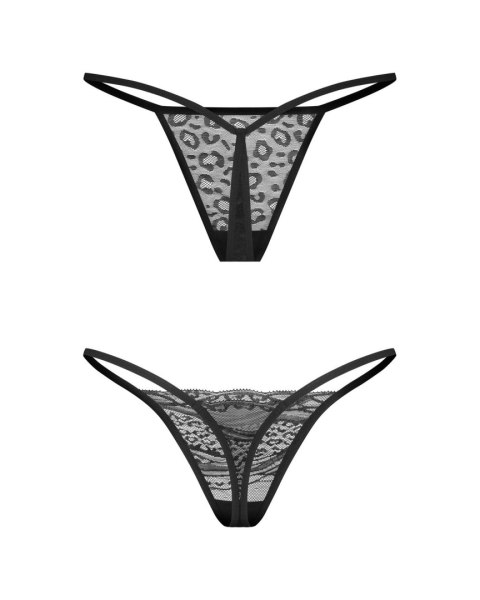 Dwupak stringów Obsessive Clara S/M Obsessive