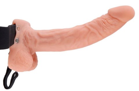 FETISH FANTASY SERIES 9 INCH HOLLOW STRAP-ON WITH BALLS LIGHT Pipedream