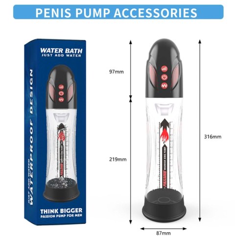 Pompka- PASSION PUMP, PREMIUM RECHARGEABLE AUTOMATIC WATERPROOF PUMP Boys of Toys Sp. z o.o.