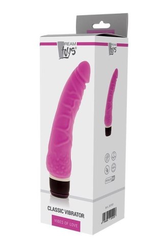 Wibrator realistyczny silikonowy Vibes of Love Classic różowy 18 cm Dream Toys