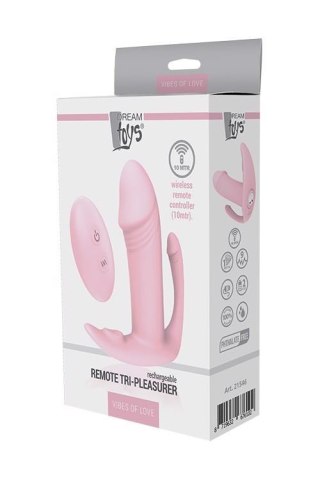 Wibrujący korek analny Vibes of Love z pilotem różowy Dream Toys