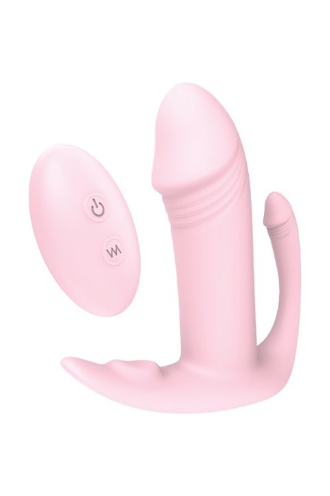 Wibrujący korek analny Vibes of Love z pilotem różowy Dream Toys