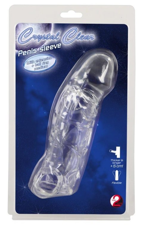 Crystal Clear Penis Sleeve wit ORION