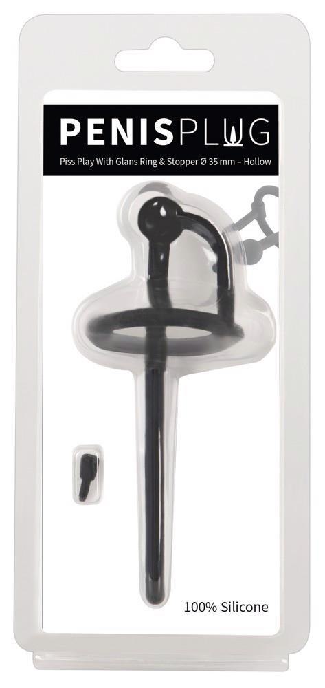 Penis plug Piss Play with Stop Penisplug