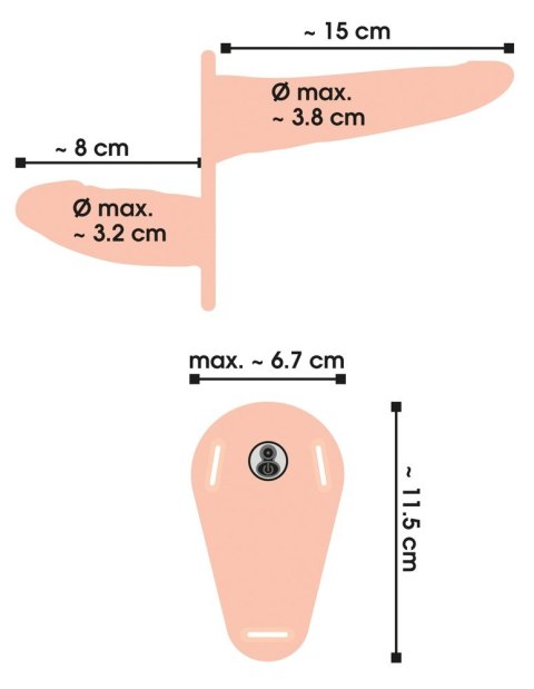 Vibrating Double Strap-On You2Toys