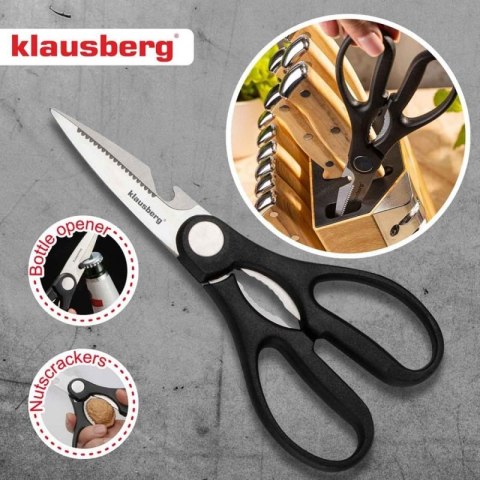 ZESTAW NOŻY KUCHENNYCH I DO STEKÓW W BLOKU KLAUSBERG KB-9038 Klausberg