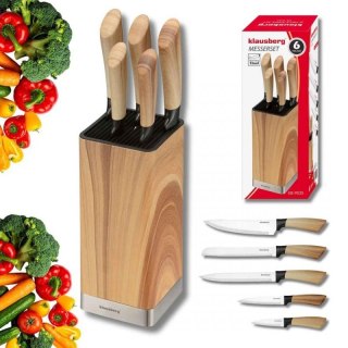 ZESTAW NOŻY KUCHENNYCH W BLOKU KLAUSBERG KB-9035 Klausberg