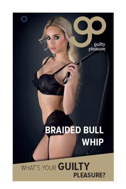 Bicz pleciony Guilty Pleasure BDSM PU Guilty Pleasure BDSM